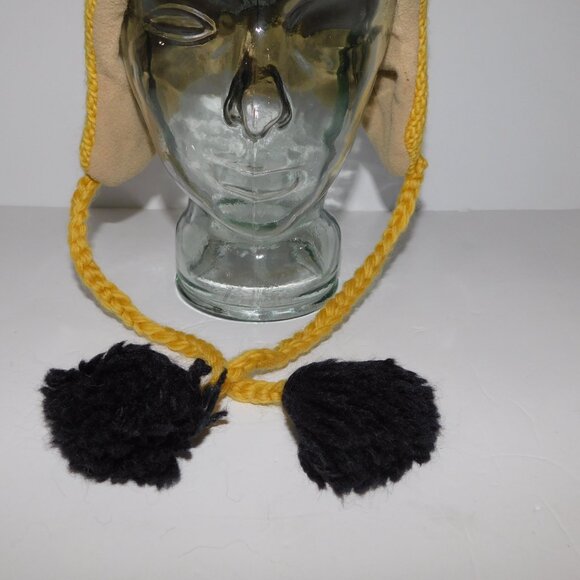 DeLux Knitwits OS Adult Sesame Street Bert lined Wool Winter hat Toque - Picture 3 of 7